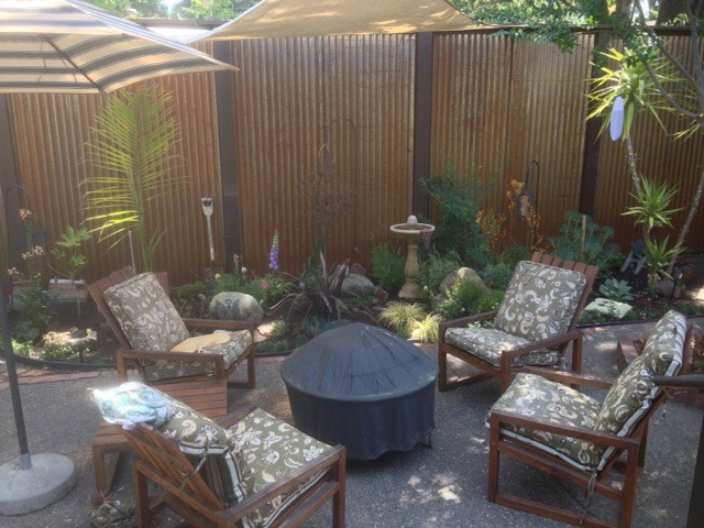 Patio - rustic patio idea in Phoenix