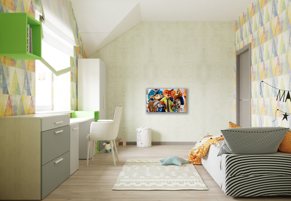 Интерьер коттеджа для молодой семьи с маленькими детьми