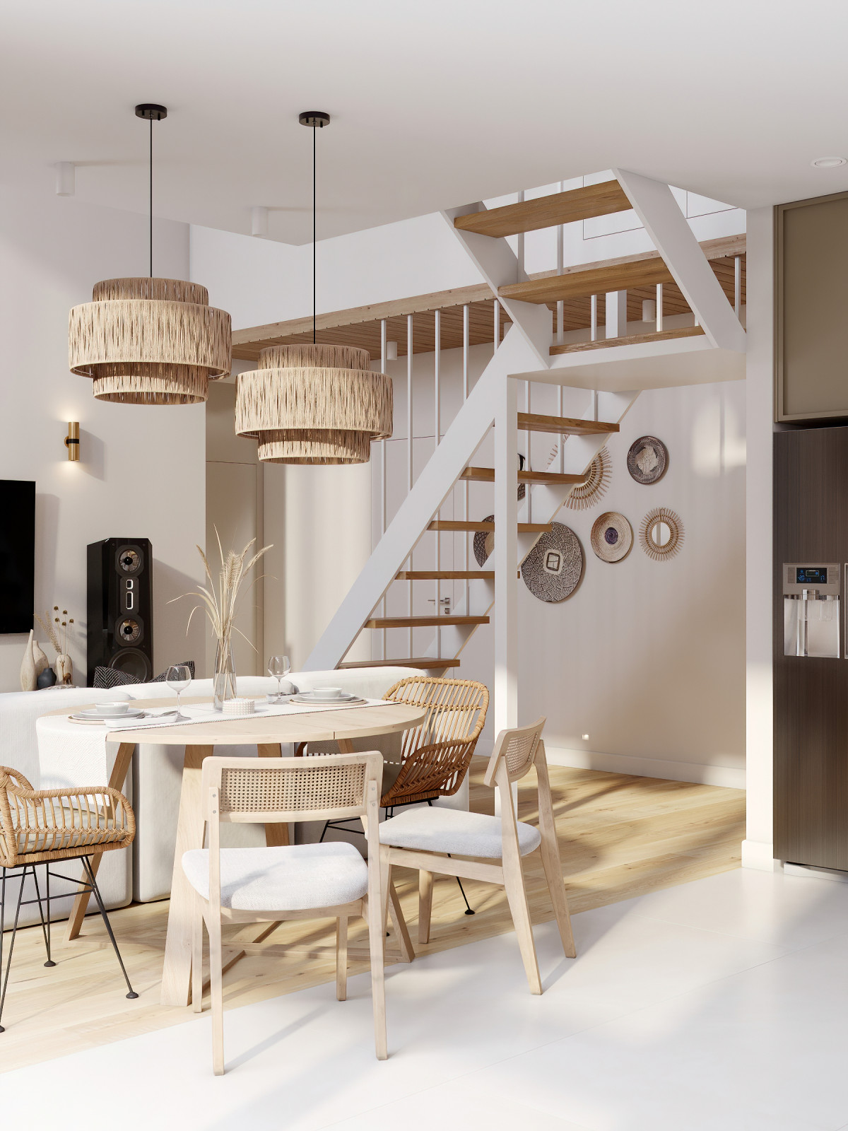 Двухуровневая квартира в стиле "ваби-саби". ЖК Событие