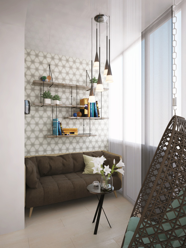 Дизайн-проект гостиной в ЖК "Орбита"