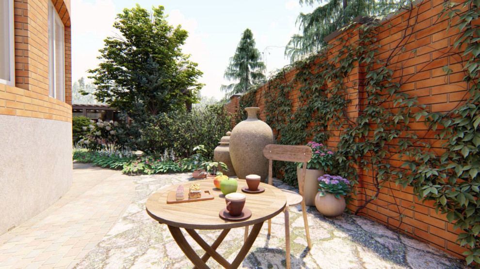 Сад у бассейна