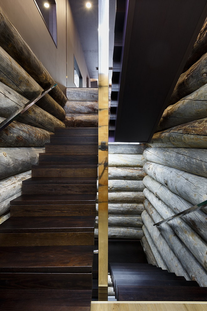 Бревенчатый загородный дом в Зеленогорске