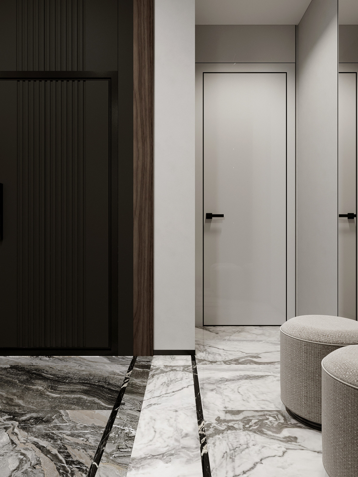 Интерьер в ЖК "Западный порт"