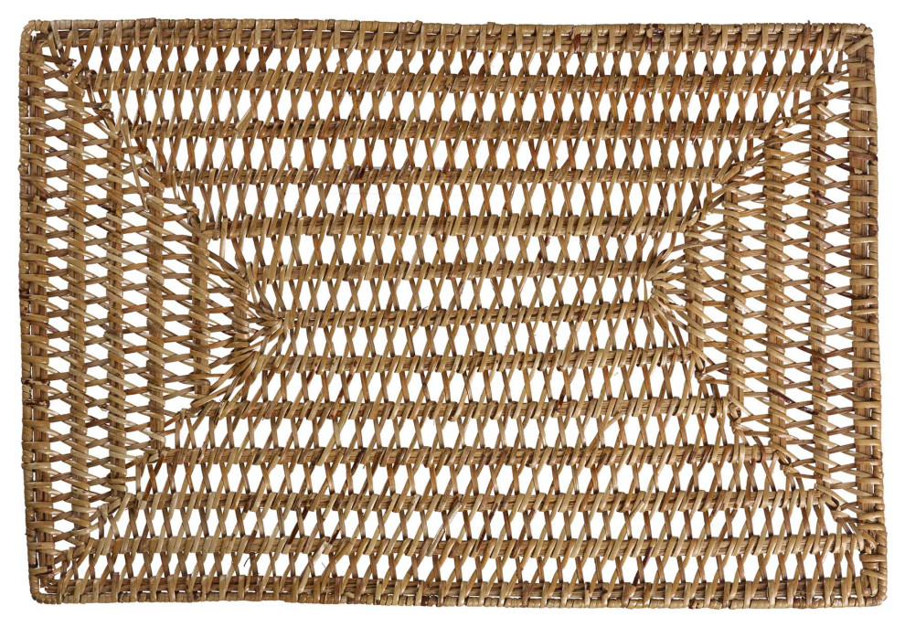 Liana Rattan Placemats Tropical Placemats by DESIGN IDEAS Houzz
