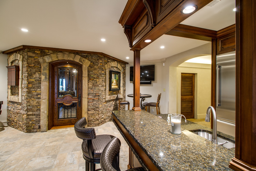 Custom Octagon Wine Cellar