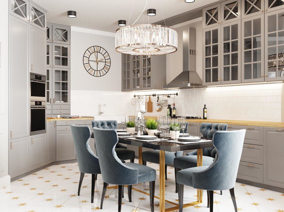 Дизайн трёхкомнатной квартиры в современной классике