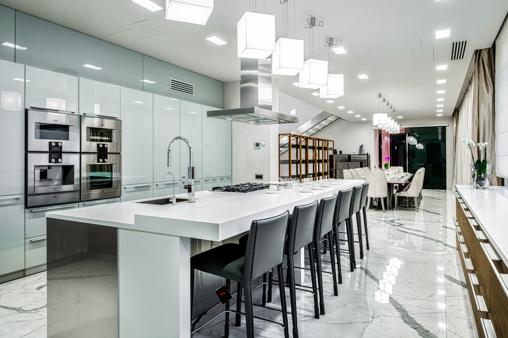 Просторный загородный дом в современном стиле