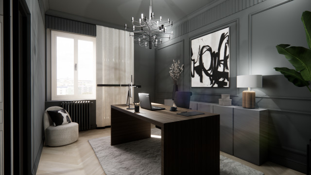Montm&eacute;dy klassisch-modern-arbeitszimmer