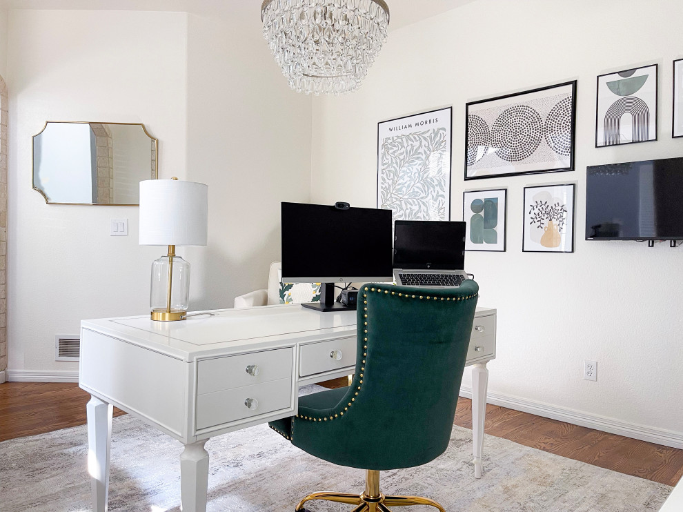 Modern Glam Home Office