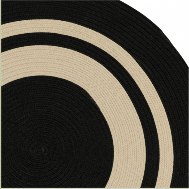 Coronado Round Rug, Black Sapphire 11' Round - Contemporary - Outdoor ...