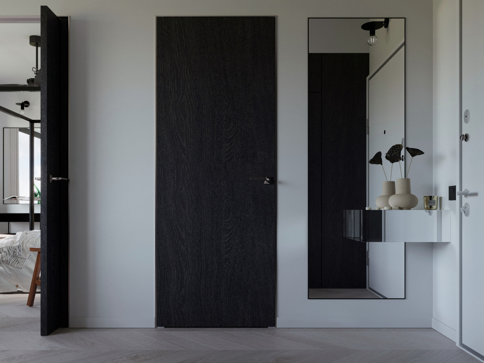 ЧЕРНО-БЕЛАЯ КВАРТИРА ДЛЯ ДЕВУШКИ