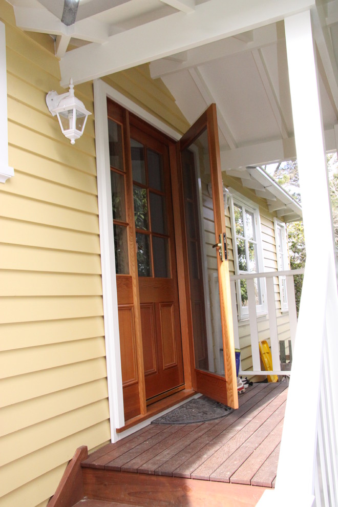 Entry Door with Screen Door Sydney by Against the Grain Windows