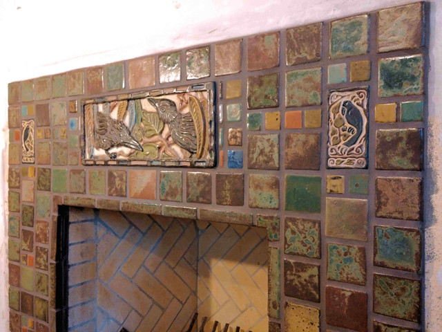 Batchelder Fireplace Craftsman Austin By Probilt Construction Llc Batchelder Fireplace Craftsman