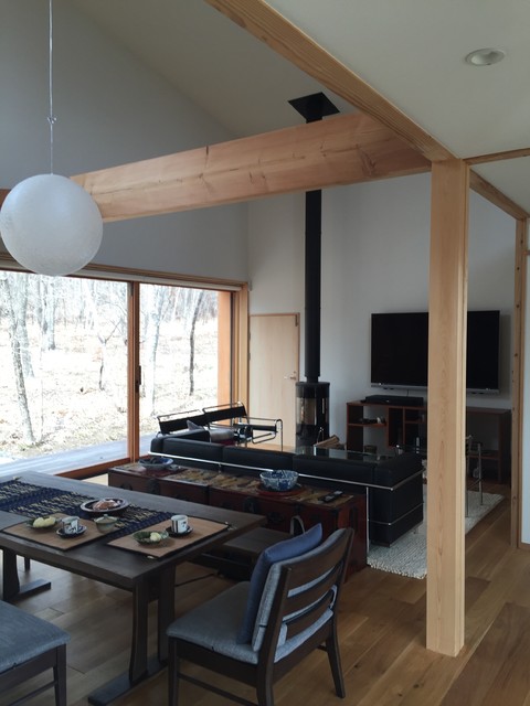 Asama House contemporain-salon