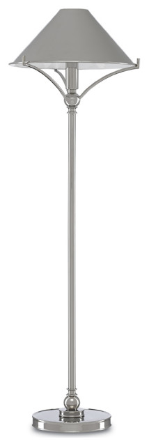 Maarla Nickel Table Lamp by Currey and Company 6000-0377