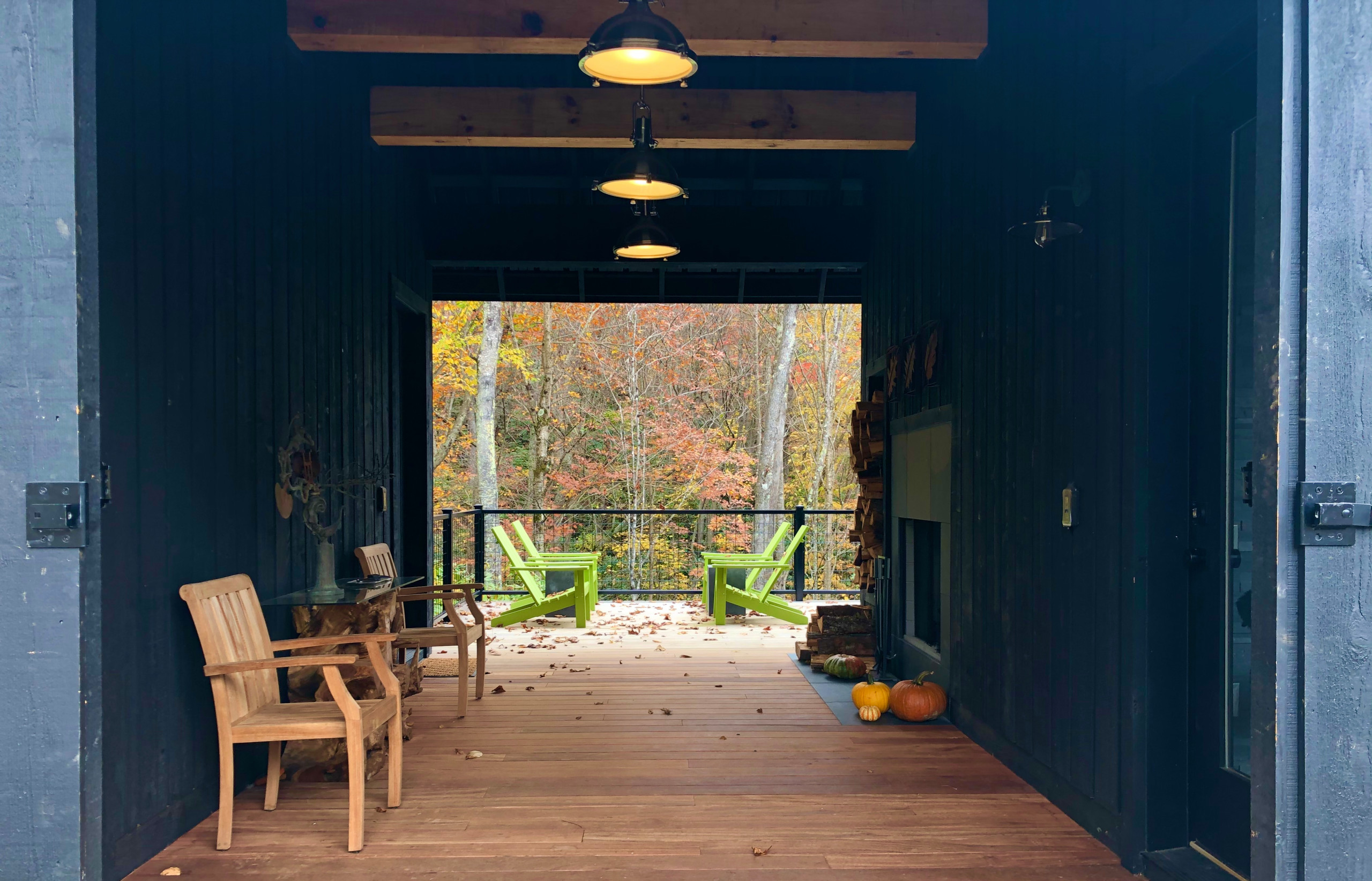 The dogtrot in late October 2020.