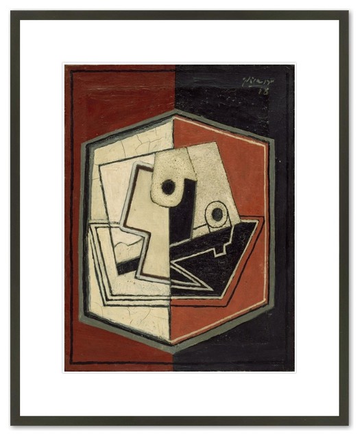Glass and Pipe, 1918, 22" x 28" Artwork by 1000 Museums Houzz