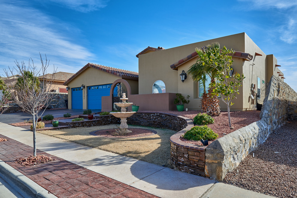 El Paso Home Southwestern Exterior Austin by Everest Homes