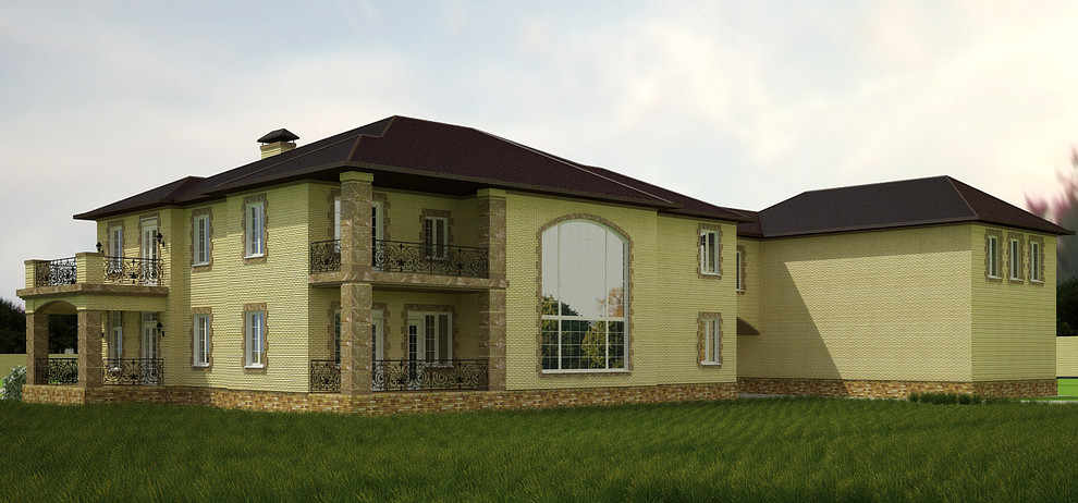 Загородный дом в английском стиле,оборудованный тепловым насосом