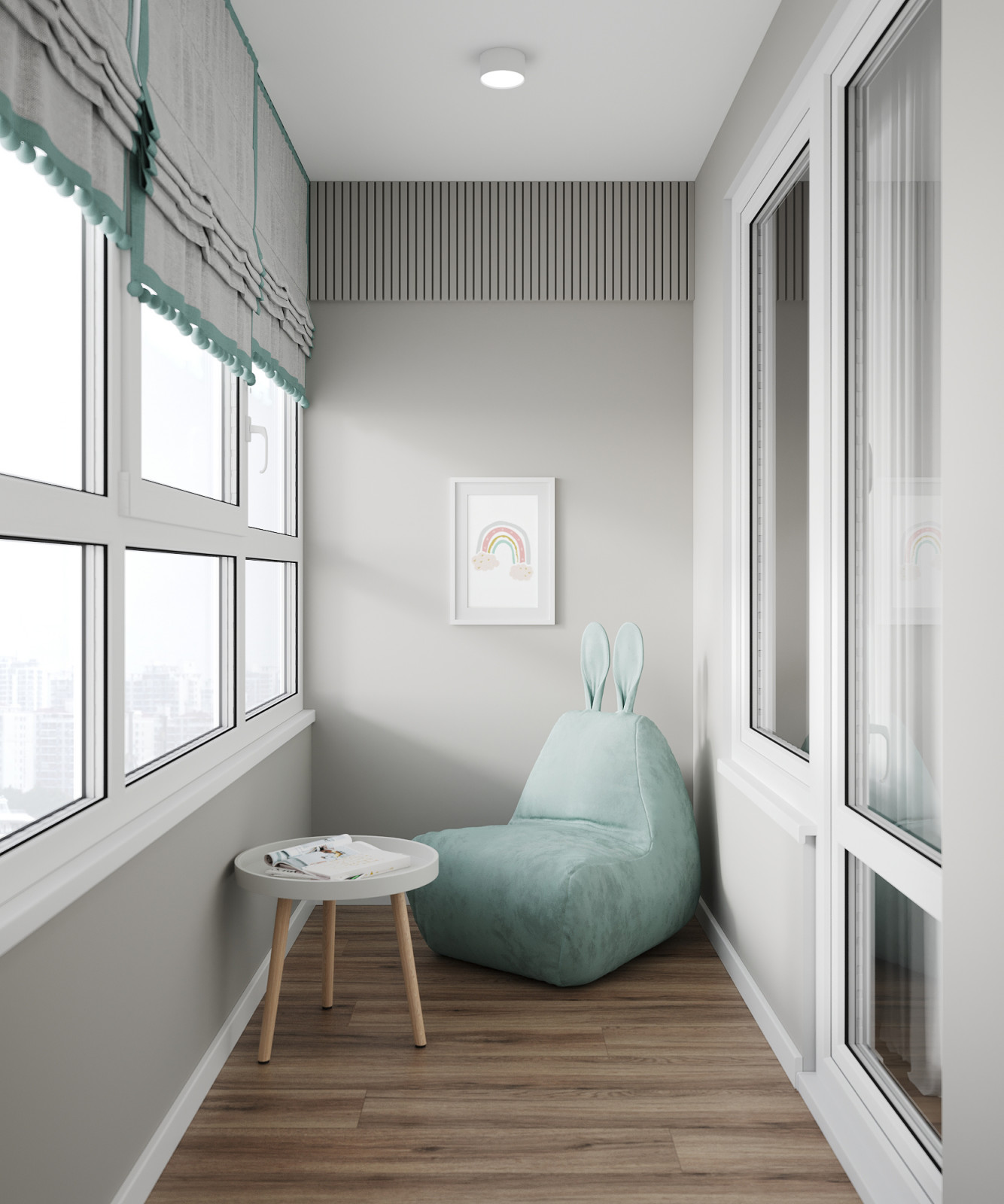 Дизайн-проект 3х комнатной квартиры в ЖК ОЗОН, площадью 98 м2