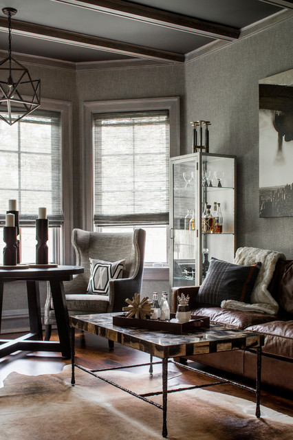 Rustic Modern Study rustikal-arbeitszimmer