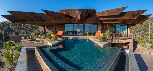 Unique Pool Design. contemporaneo