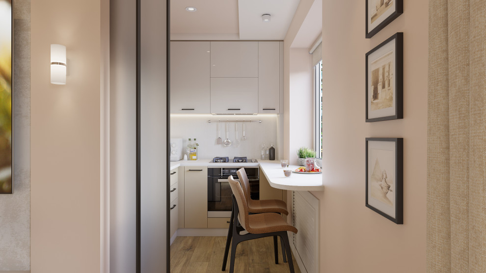 Дизайн двухкомнатной квартиры 44 м2