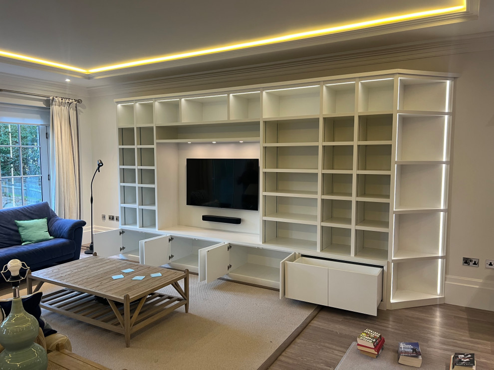 Bespoke TV Wall Bookcase