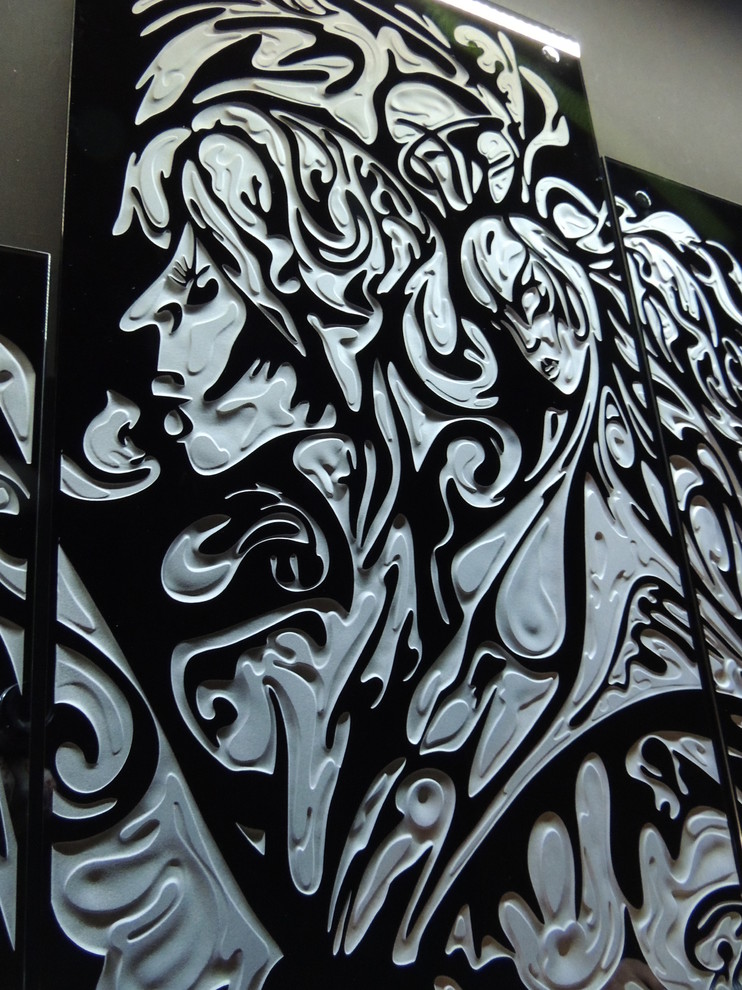 Modular engravings on the glass | Elements |