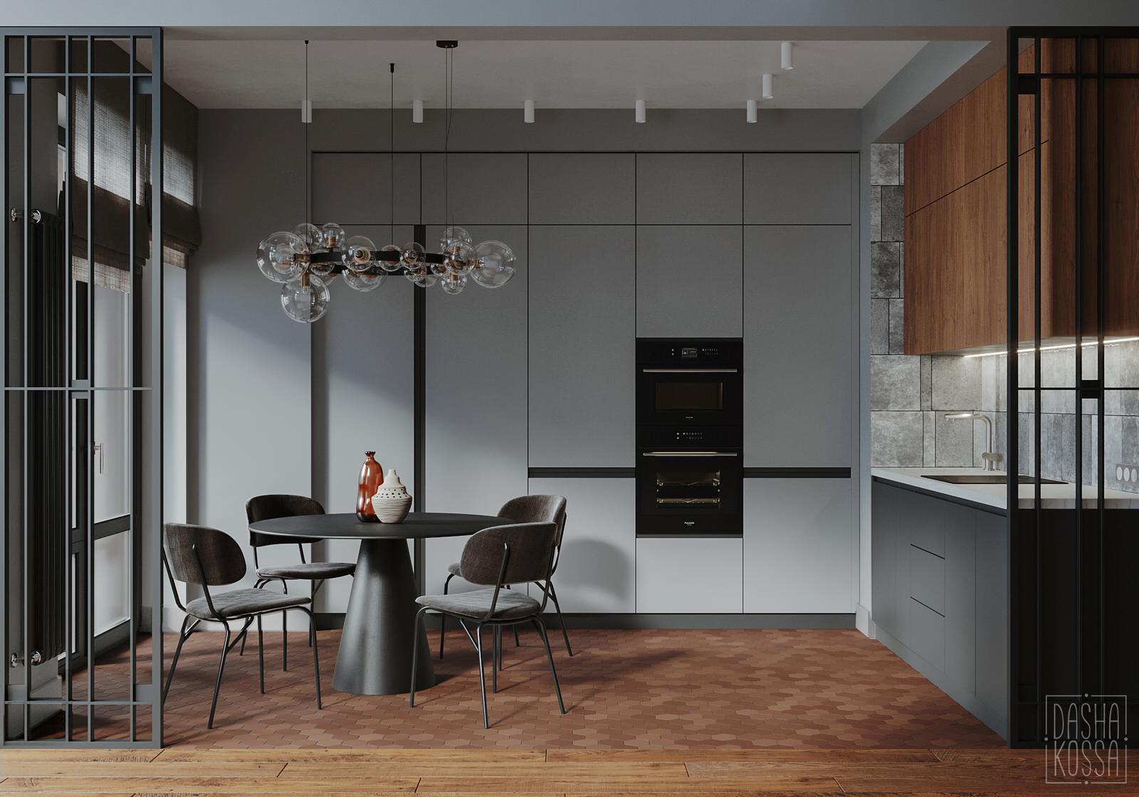 Двухуровневая квартира для загородной жизни в комфортных условиях