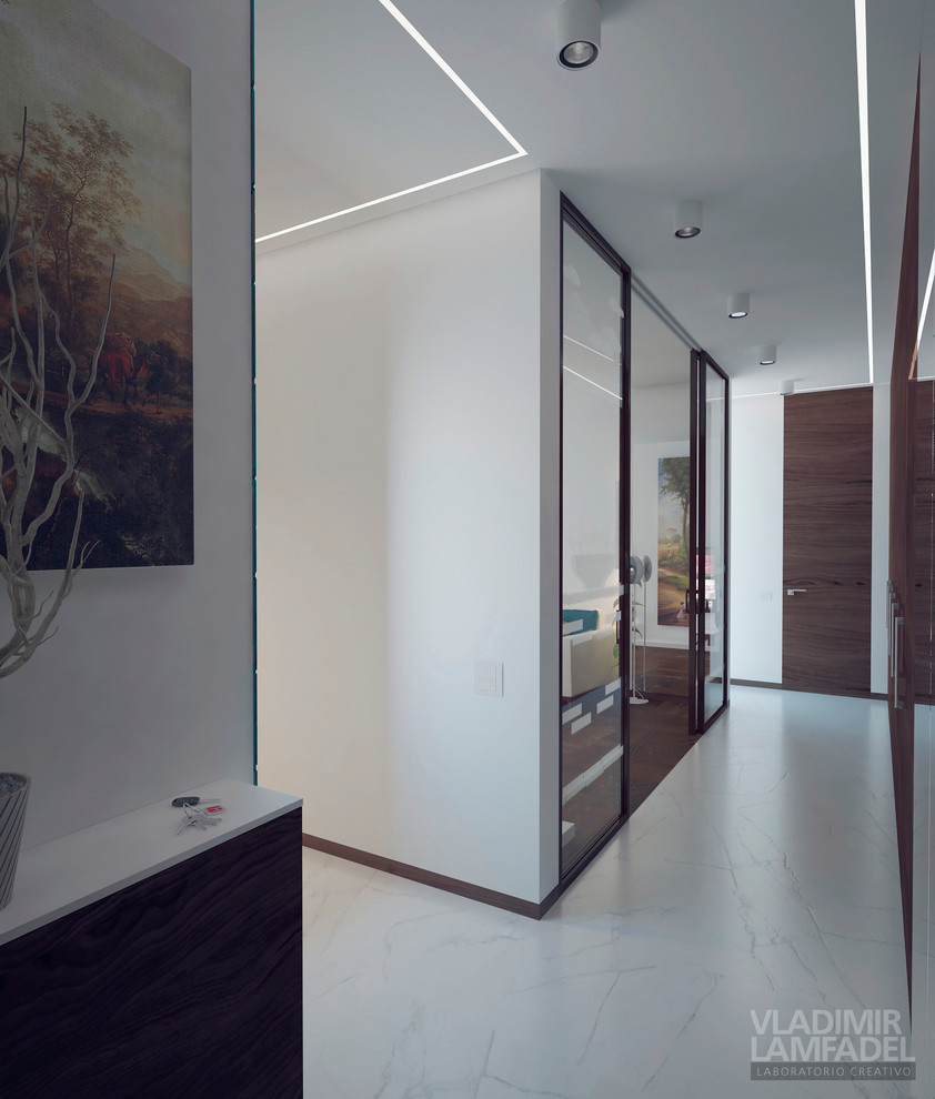 Uno mattina nebbiosa a Milano