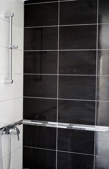 Douche modern-badrum