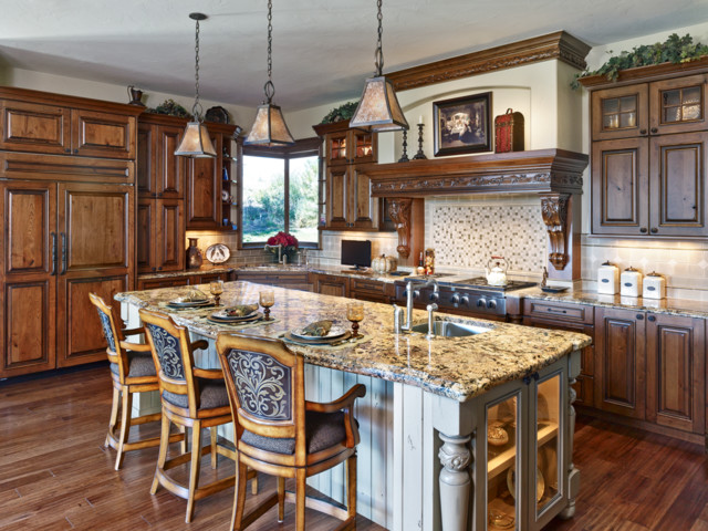 Colorado Mountain Territorial Style - Rustic - Kitchen - Denver - by ...