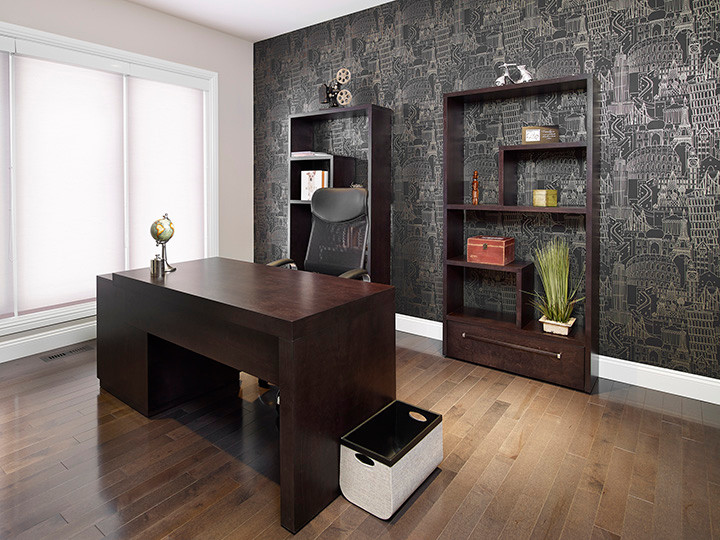Inspiration for a contemporary home office in Other.