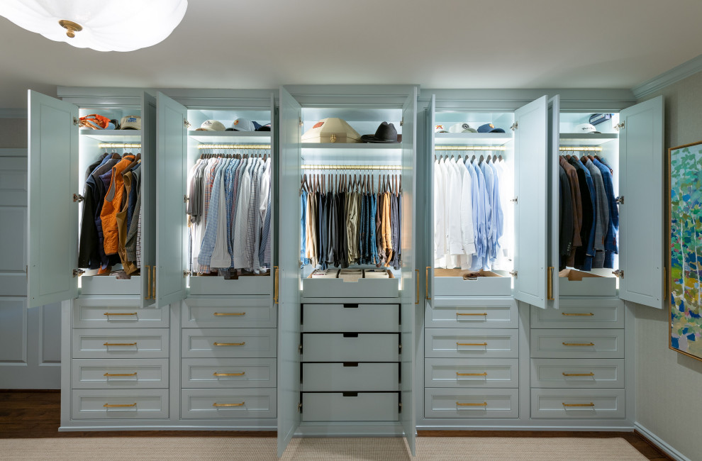 Bespoke Bedroom Closet - Transitional - Closet - Dallas - by Kathleen ...