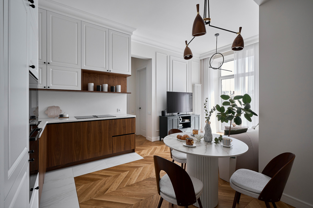 Дизайн  квартиры в стиле Mid-century