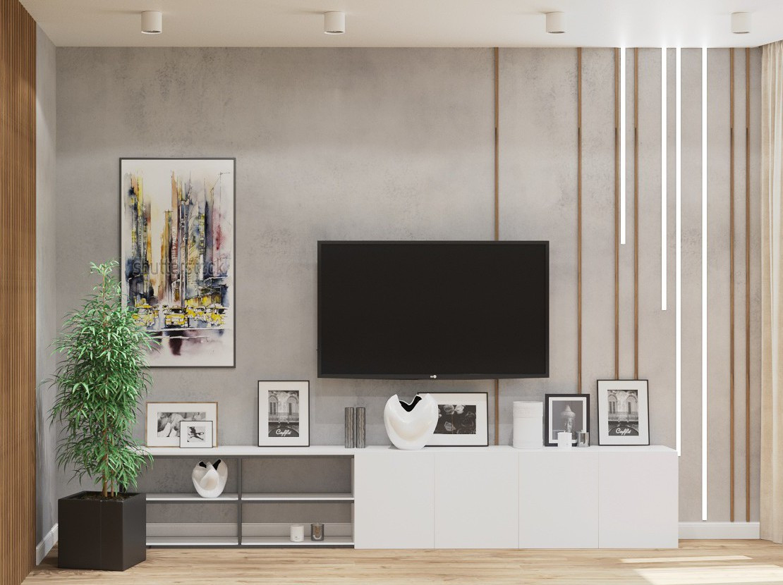 Дизайн - проект гостиной