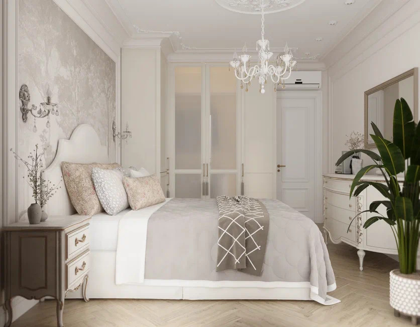 Светлая квартира 112,55 м² в современном стиле