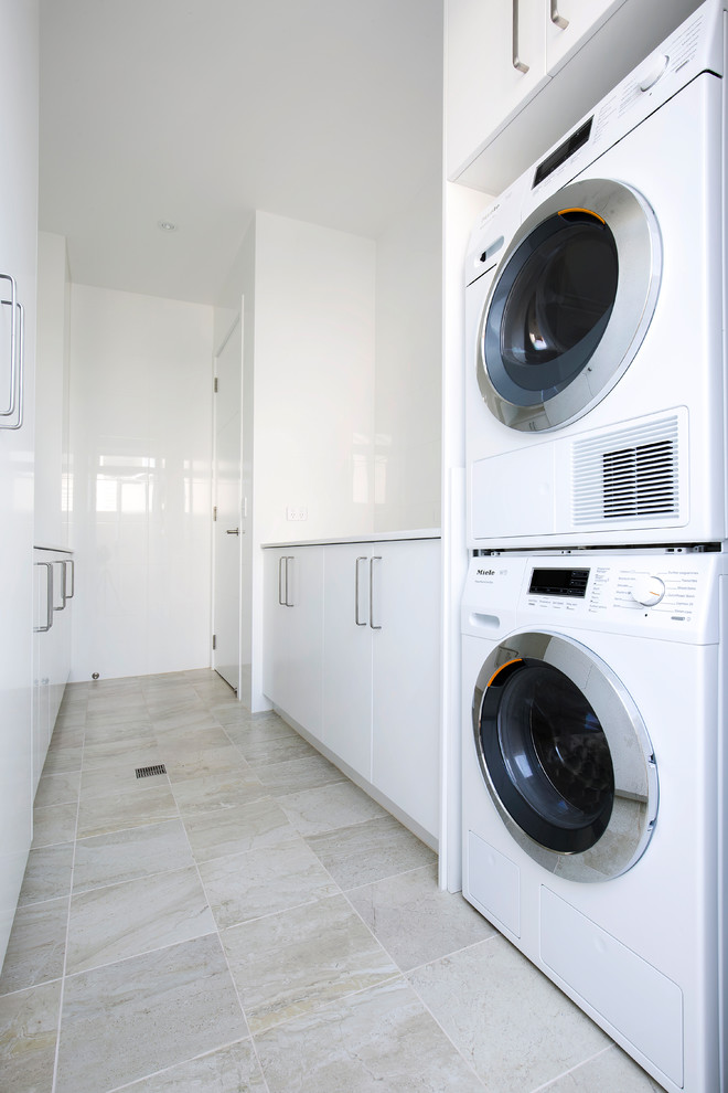 This is an example of a scandinavian laundry room in Sydney.