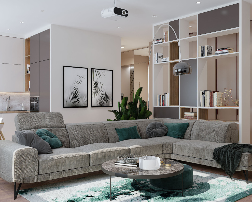 ДИЗАЙН-ПРОЕКТ ИНТЕРЬЕРА КВАРТИРЫ, ЖК СИМВОЛ, МОСКВА, 90 М²