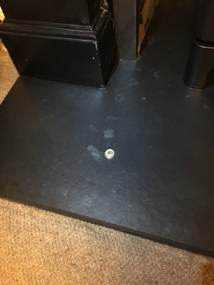 newly fitted slate hearth all marked | Houzz UK