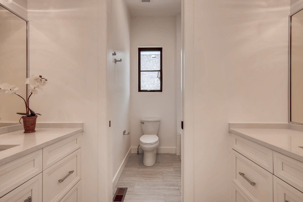 Transitional bathroom photo in Denver