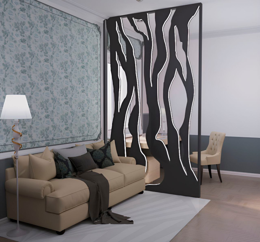 Современный французский стиль с элементами "Туаль-де-жуи"