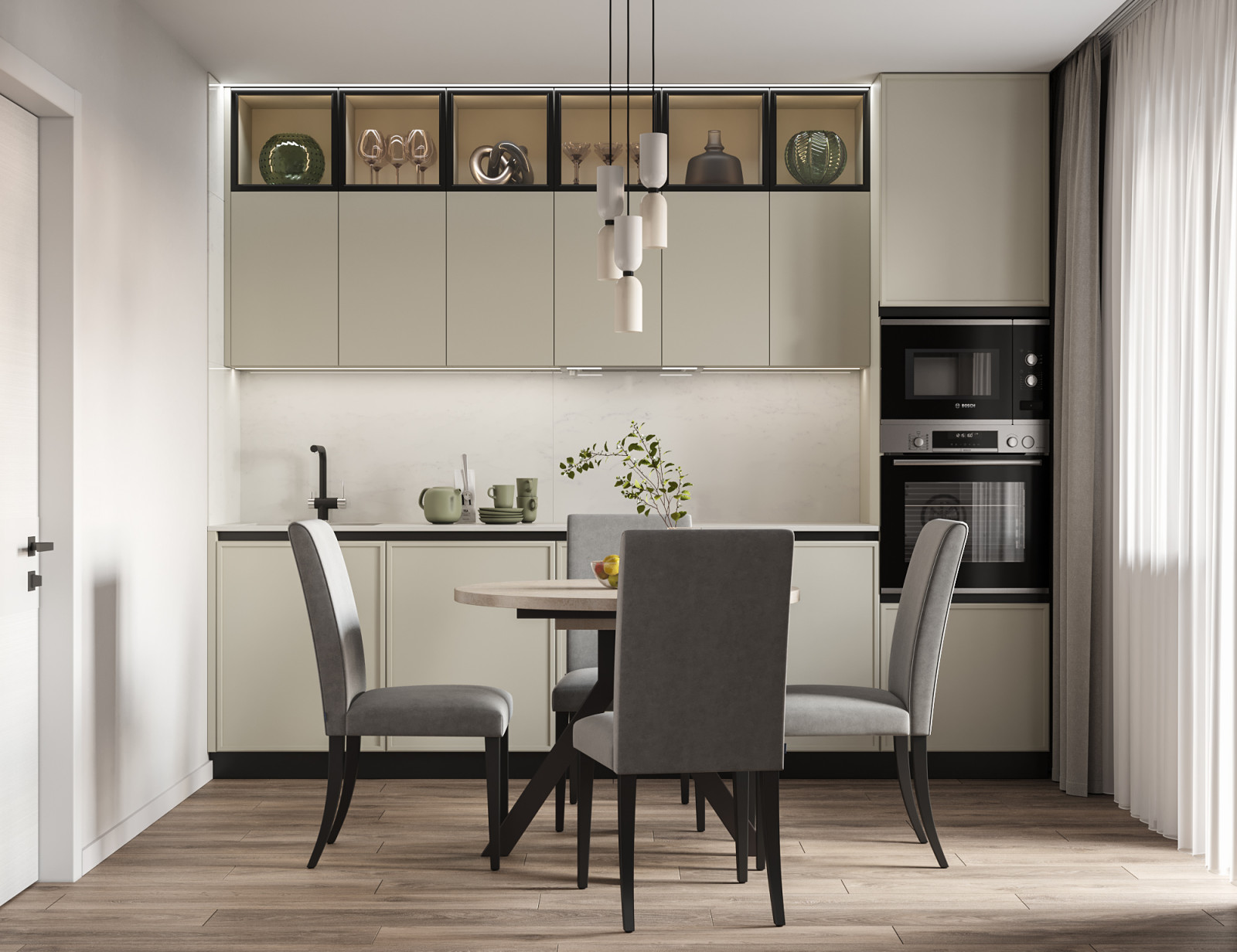 Дизайн 2х комнатной квартиры в ЖК Южный парк