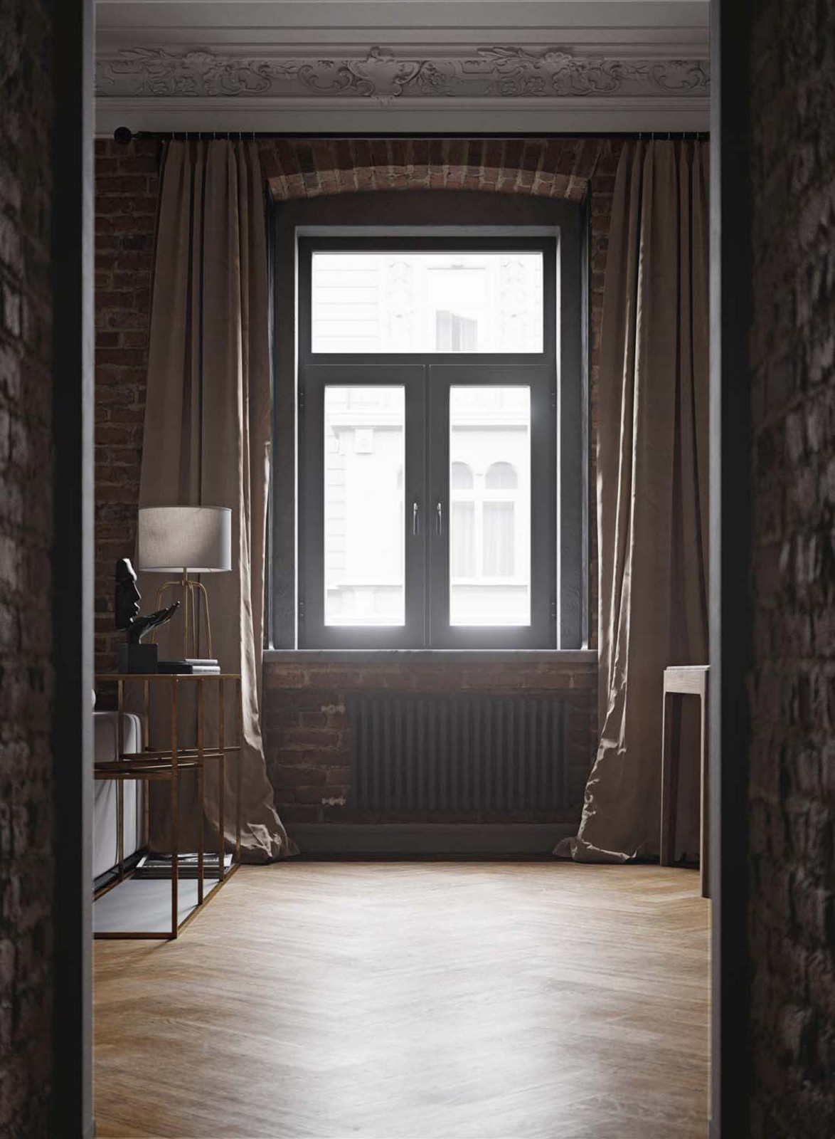 Дизайн проект квартиры в доходном доме 1901 года постройки на Страстном бульваре