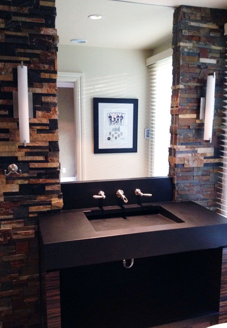 Ultimate Black Granite Vanity - Contemporary - Bathroom - Miami - by