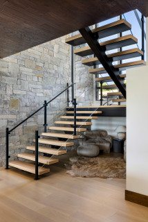 ガラスハウス 階段付き 中型 エースZ型ダブルプレートストリンガー階段直階段ヴィラ用 - 中国 階段