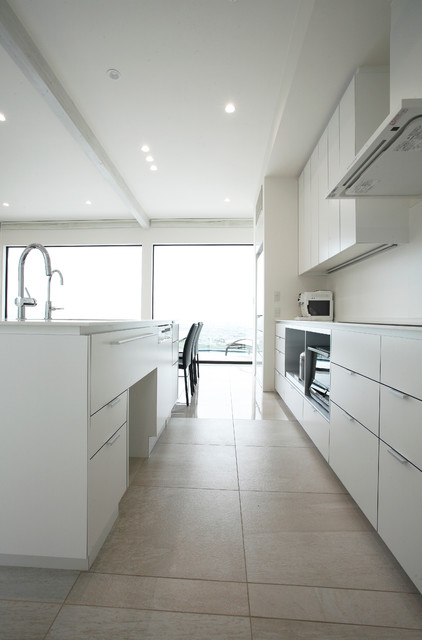 Nera e blu modern-kitchen