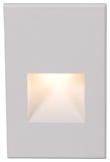 WAC Lighting LEDme Vertical Outdoor Step and Wall Light 120V, White
