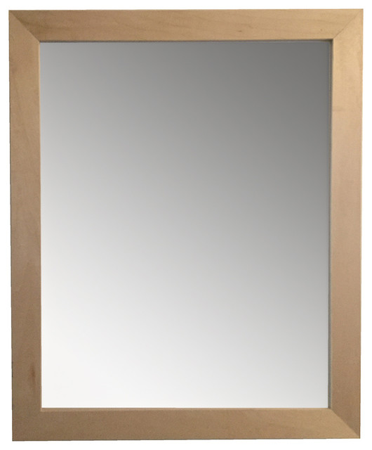 Natural, Unfinished Wall Mirror Transitional Wall Mirrors by Any